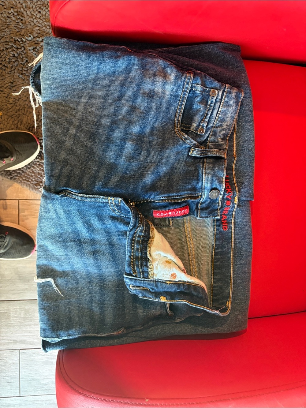 Lucky Brand Faded Blue Relaxed Jeans
